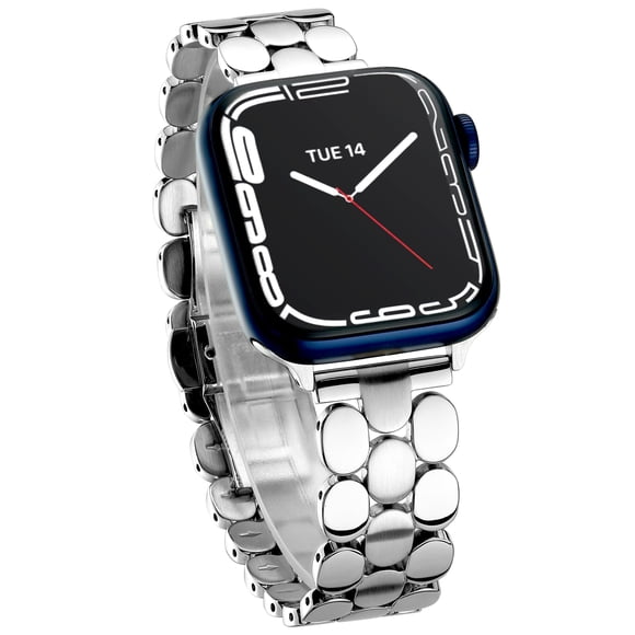 Pulseras Memori Planet de acero inoxidable plateado Apple 40-42 mm