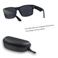 thumbnail image 2 of Gafas de Sol LYZOIT Extra Grandes Polarizadas para Hombre en Negro Mate, 2 of 6