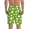 thumbnail image 3 of Kdxio Funny Sheep Doing Yoga Print Mens Sleep Shorts Bottoms Soft Comfy Pajama Wear Pants with Drawstring Pockets, 3 of 7