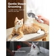 thumbnail image 2 of Cepillo de vapor para gatos FEELNEEDY, suministros de aseo 3 en 1, recargables por USB, 2 of 9