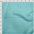 thumbnail image 3 of oneOone Velvet Turquoise Blue Fabric Stripes Sewing Material Print Fabric By The Yard 58 Inch Wide, 3 of 4