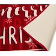 thumbnail image 2 of Red Christmas Holiday Accent Rug 30 x 20 inches, Nylon with Anti-Slip Backing, Machine Wash, 2 of 8