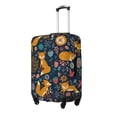 thumbnail image 2 of Easygdp Colorful Fox Print Elastic and Washable Suitcase Protective Cover with Hidden Zipper Fits 18-32 inch Luggage -X-Large, 2 of 9