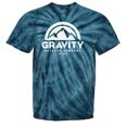thumbnail image 1 of Camiseta de logotipo grande de Gravity Outdoor Co. Mens Tiele Tiele Tiele - Logotipo blanco - Navy - Grande Gravity Outdoor Co. Camiseta de manga corta, 1 of 2