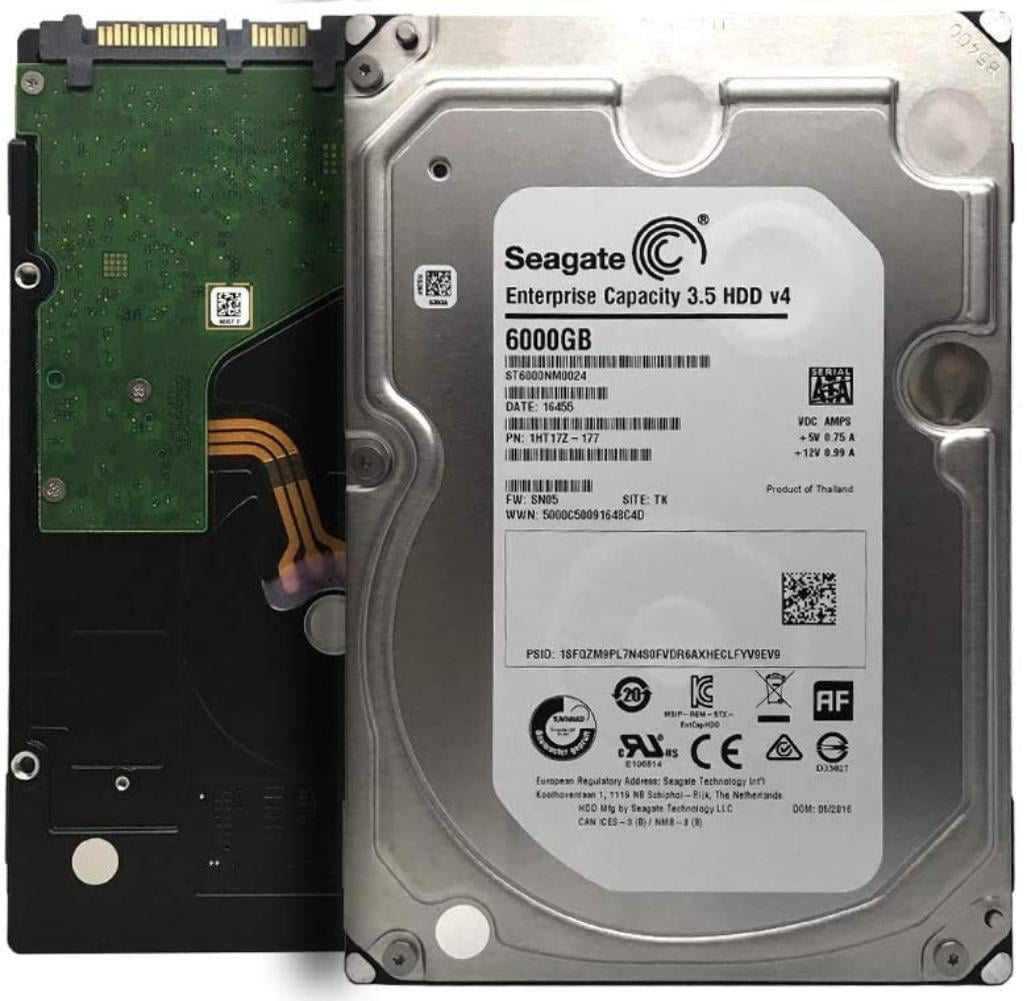 Seagate ST6000NM0024 6TB 7200 RPM SATA 6Gb/s 128MB Cache 512e ...