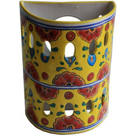 Canary Talavera Ceramic Sconce