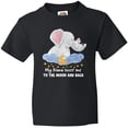 thumbnail image 3 of Inktastic My Nana Loves me to the Moon and Back Elephant Family Youth T-Shirt, 3 of 5