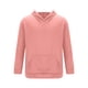 thumbnail image 4 of Ceisia Men's Solid Color Hooded Tracksuit 2-Piece Set for Casual & Sports Wear Pink XXL Gifts, 4 of 9