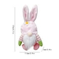 thumbnail image 6 of Bisitoy Easter Decorations Two Piece Faceless Plush Rabbit Gnome Set - Spring & Easter Table Ornaments, 6 of 6