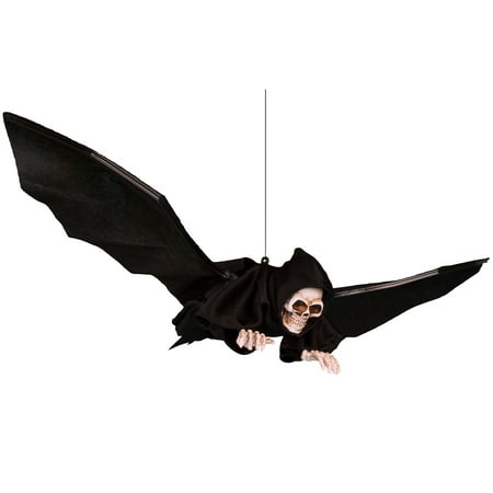 Animated Flying Reaper, Plastic Prop 17 Inches by 2 3/4 Inches by 8 1/4 Inches