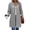 Gray, variant on Women's Long Hooded Cardigan Coat Lightweight Long Sleeve Drawstring Hoodies Relaxed Casual Solid Color Duster Jacket with Pockets M