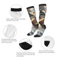 thumbnail image 3 of Fotbe Wolf Family Winter Wonderland Calcetas Divertidas Estampadas para Hombre y Mujer, Calcetas de Algodón hasta la Rodilla para Caminar, Correr, Enfermería y Embarazo, 3 of 6