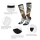 thumbnail image 3 of Fotbe Wolf Family Winter Wonderland Calcetas Divertidas Estampadas para Hombre y Mujer, Calcetas de Algodón hasta la Rodilla para Caminar, Correr, Enfermería y Embarazo, 3 of 6
