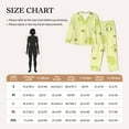 thumbnail image 6 of Disketp Pajamas Set Long Sleeve Sleepwear Womens Button Down Nightwear Pj Sets-Cute Frog3, 6 of 9