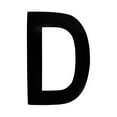 thumbnail image 2 of Architectural Mailboxes 3582B-D 4 in. Brass Floating House Letter D, Black, 2 of 2