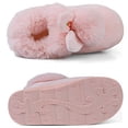 thumbnail image 2 of Girls Slippers Bunny Plush Women Warm House Shoes Bedroom Non Slip Cute Animal Cotton Slipper, 2 of 5