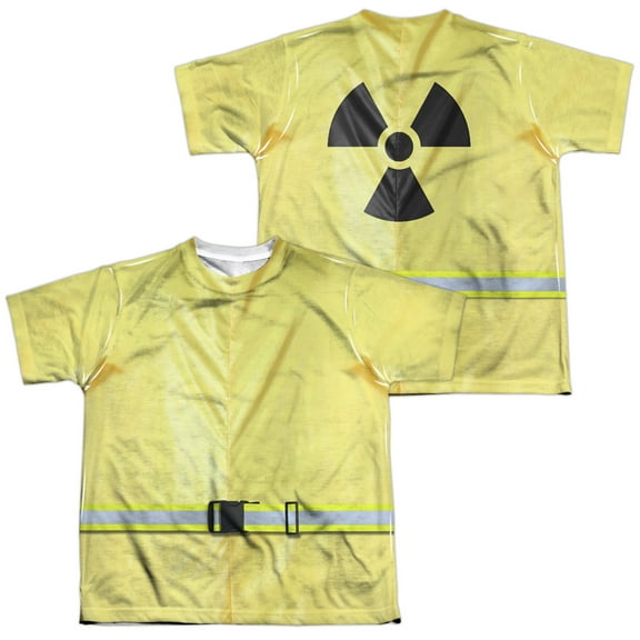 Hazmat Suit (Front - Back Print) - Youth Short Sleeve Shirt - Large