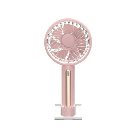 

Protable Handheld Fan for Girls Women Men Indoor Outdoor Travel Handheld fan Upgraded with Base Mini Personal Fan Cooling Fan Desk Fan Battery Operated Quiet Speed Adjustable 1200 mAh