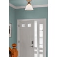 thumbnail image 3 of Innovations Lighting  Nouveau 2 Cone - 1 Light 8" Semi-Flush Mount Antique Copper/Matte White, 3 of 5