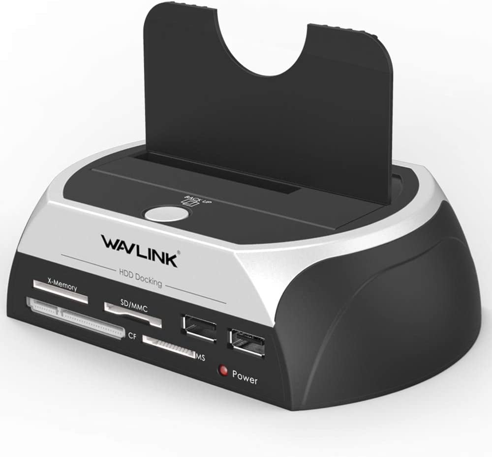 Wavlink usb 2 0 to sata external hard drive docking station with 2 usb