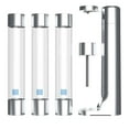 thumbnail image 3 of Drinkpod Soda Maker, Fizzy Sparkling Water & Fizzpod Soda Maker with Three 1L Bottles, 3 Caps, 1 Fizz Infuser & Manual, Model DPFZPOD1K-SLVR-CRM - Color Silver Chrome, 3 of 8