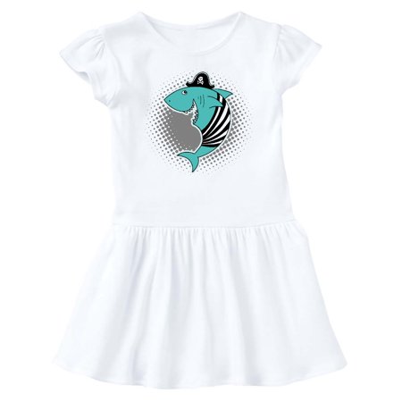 

Inktastic Shark Pirate Funny Gift Baby Girl Dress