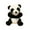Panda, variant on Cow Hand Puppets Cow Plush Puppets,9" Realistic Cow Stuffed Animal Puppets for Kids Cow Puppet for Adults with Movable Mouth