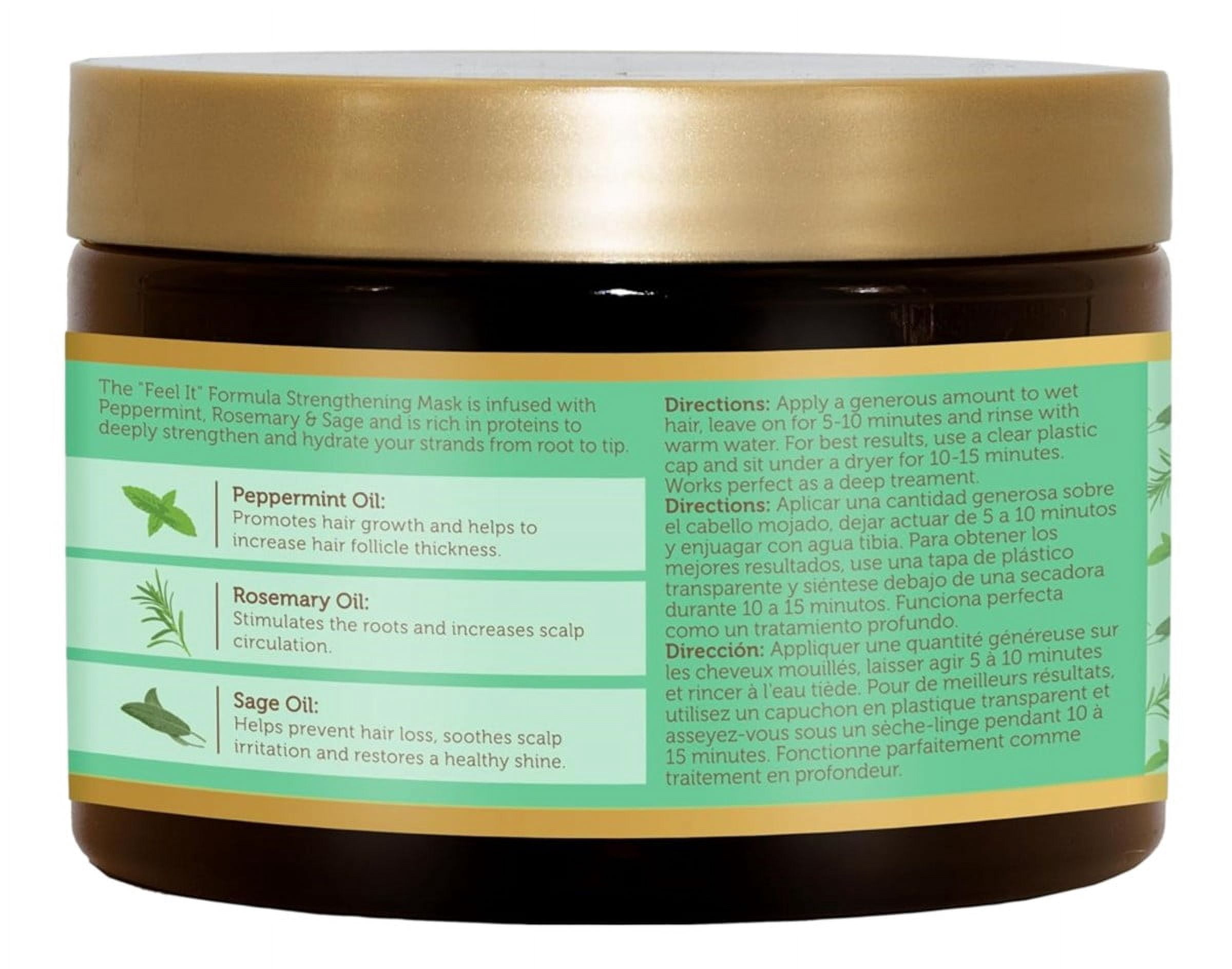 African Pride Feel It Formula Strengthening Mask 12 Ounce Jar (Pack of 3)