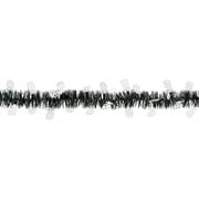 amscan Skull and Crossbones Pirate Halloween 9' ft. Tinsel Garland, Black White