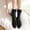 Black, variant on Lolmot Women's Lace Socks Ruffle Frilly Ankle Socks Mesh Lace Loose Socks Cute Sexy Retro Lace Mid Calf Socks