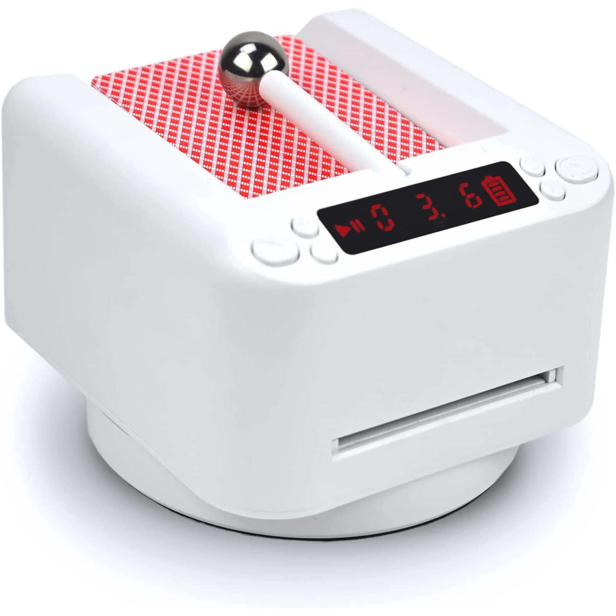 HOMEJOY Smart Automatic Poker Card Dealer360° Rotating Universal AntiCheating Playing Card