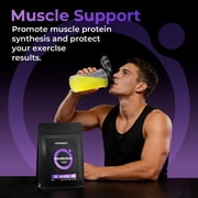 OxyEnergy GOLDEN BCAA 2:1:1 Recovery Supplement with L-Glutamine, Taurine & Vitamin B6, 7 Strips/Bag