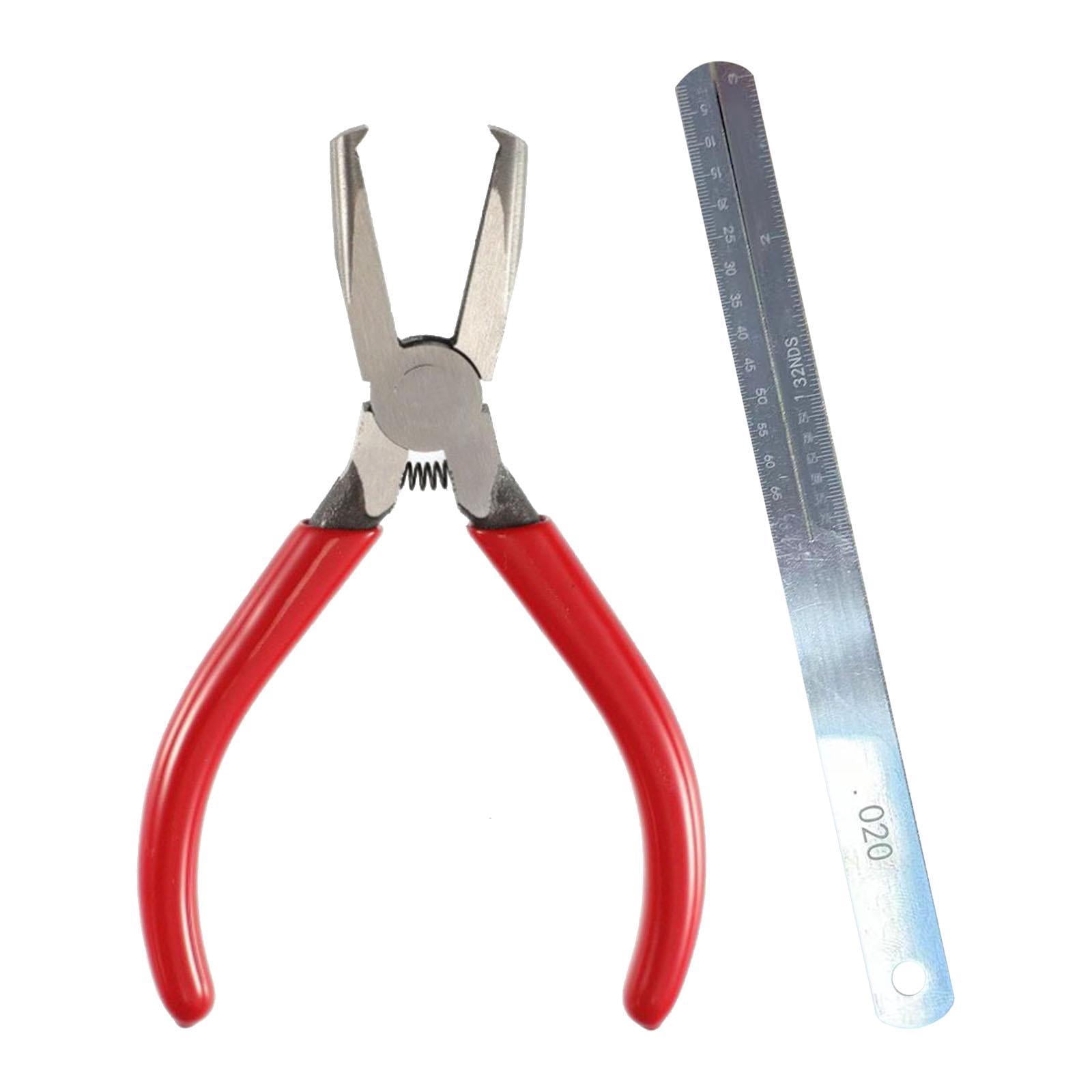 LeeQinersw Fret Removal Pliers, Practical Flat-head Accessories, Fret Wire Pliers, Luthier's Tool for Electric, Acoustic, And Bass Guitars.