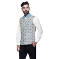 thumbnail image 2 of Atasi Paisley Printed Wedding Jackets For Men Nehru Jacket Waist Coat For Wedding & Festive Season-Large, 2 of 4