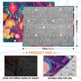 thumbnail image 3 of New Year Lanterns Fireworks 70x55in Flannel Throw Blanket, Double Sided, Soft and Cozy, Glow in the Dark, 3 of 8