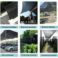 thumbnail image 4 of Black Shade Cloth, 96% Shade Cloth for Garden, 9.8 x 9.8 FT, Pet Kennel Shade Cover, Durable Mesh Tarp with Grommets, Edging Perforated Sun Shade Net for Garden, Greenhouse & Patio (Black), 4 of 7