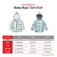 thumbnail image 2 of Rokka&Rolla Baby Boys' Fleece Lined Puffer Jacket Winter Coat for Infant Toddler, sizes 6-24 Months, 2 of 7