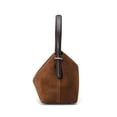 thumbnail image 6 of Genuine Leather Flap Bag, Women's Suede Underarm Hobo Shoulder Crossbody Purse, 6 of 8