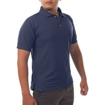 Page & Tuttle Mens Solid Jersey Short Sleeve  Casual Athletic Polo Shirt