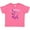 Hot Pink, variant on Inktastic I Love Hippos with Pink Hippo and Flowers Boys or Girls Baby T-Shirt