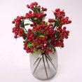 thumbnail image 3 of Christmas Berry Picks Realistic: 5PCS Artificial Berry Decor Faux Berries Stems, 3 of 10