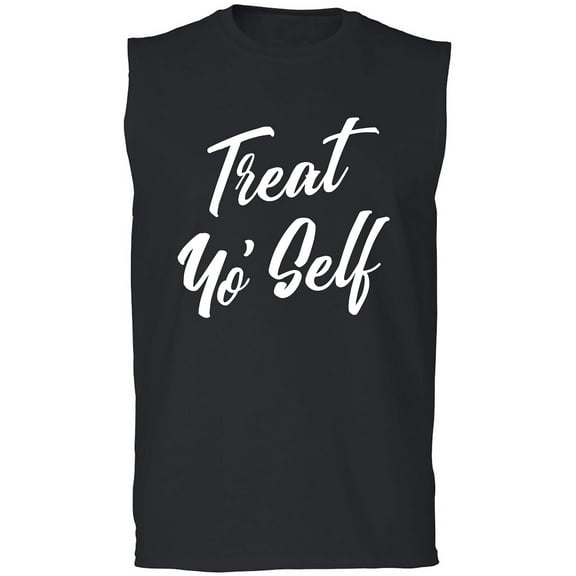 Treat Yo' Self Adult Sleeveless Tee