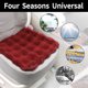 thumbnail image 5 of Funda de Asiento Inferior Única para Automóvil Rojo Vino Algodón Cuadrícula Universal para Automóvil SUV Camión 2 Pcs, 5 of 7