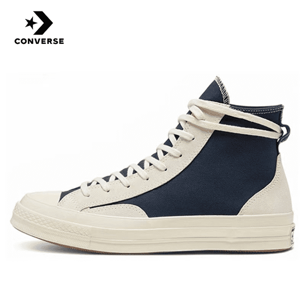 Converse 1970s Chuck Hi Obsidian Zapatillas de lona altas ligeras, transpirables, resistentes al desgaste y antideslizantes para hombres y mujeres