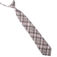 thumbnail image 1 of Uniform Tie Creative Plaid Pattern Buckle Formal Necktie Cotton Necktie for Kids, 1 of 6