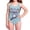 a-9Sky Blue10, variant on Girls Kids Round Neck Cross Back Cute Cartoon Print One Piece Swimsuit Slim Fit Beach Pool Outdoor Bathing Suit For Child Versatile Swimwear 7-8 Years