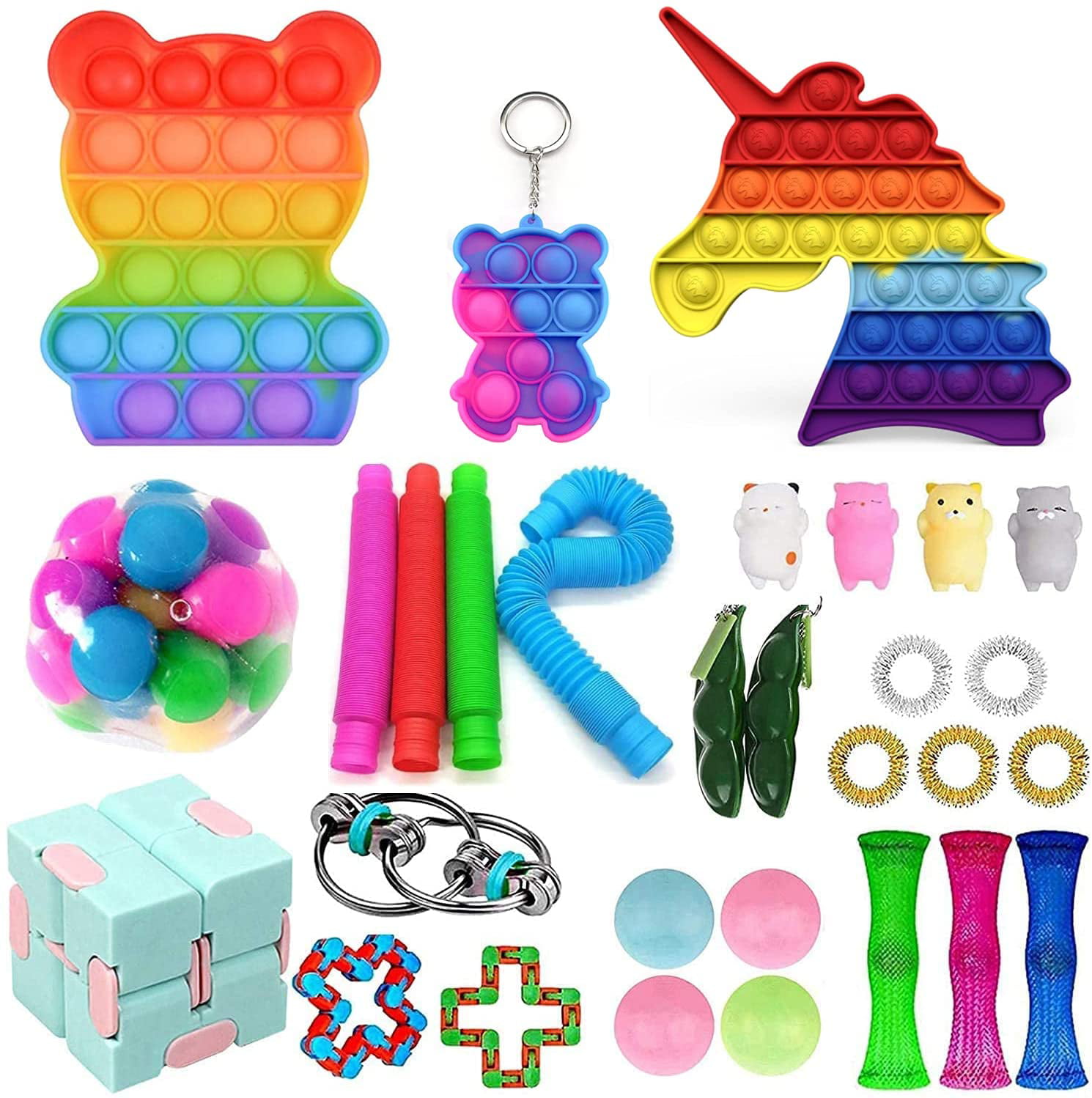Details about   Marble Mesh Fidget Toys Set Kit Sensory Tools Bundle Stress Relief ADHD Toy 