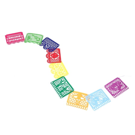 BESTYASH Felt Day of The Dead Banner, Multi-Color, Ideal for Party Decor