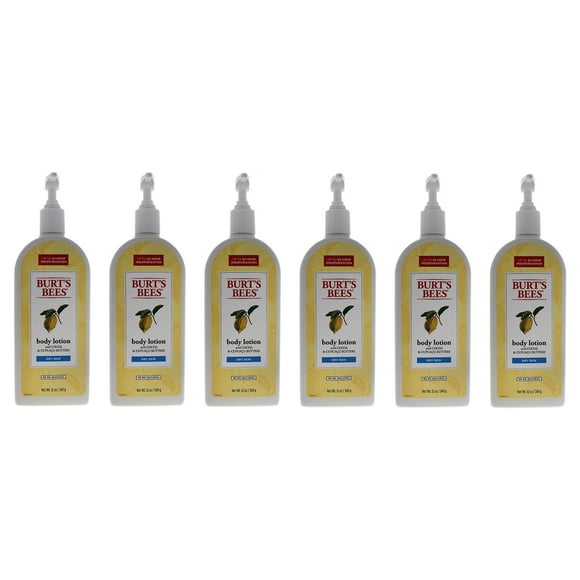 Loción corporal Burts Bees de manteca de cacao y cupuazú Paquete de 6 12 oz
