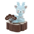 thumbnail image 2 of Cute Deer Shape Solar Shaking Head Animal Ornament, Energy Saving Light Sensor Automatic Movement Ornament for Car Home and Desk, 2 of 7